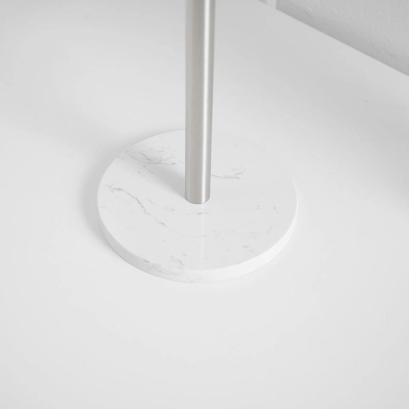 T-Shape Towel Rack With Natural Marble Base