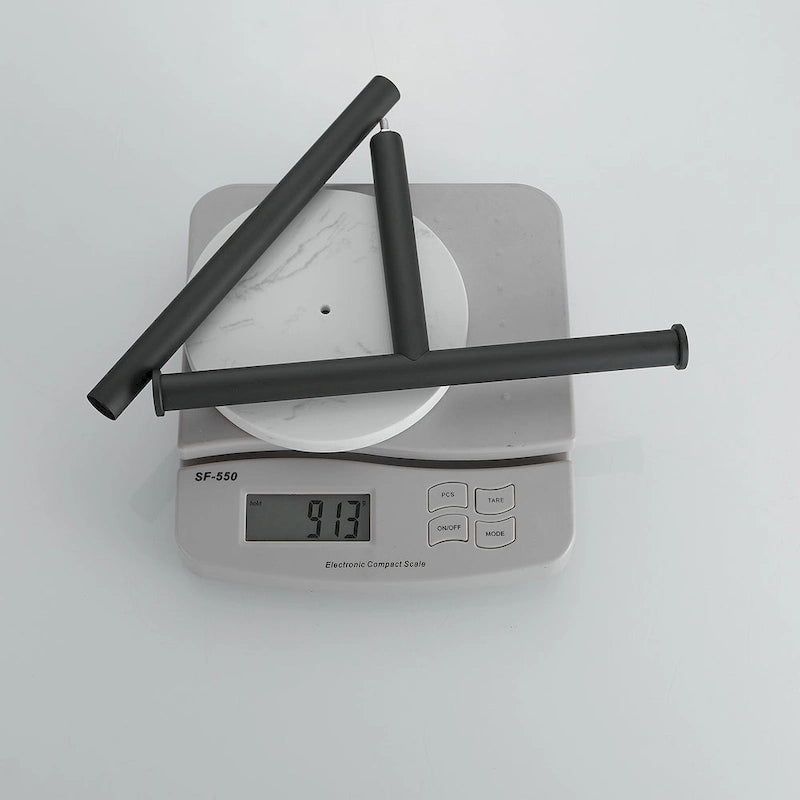 T-Shape Towel Rack With Natural Marble Base