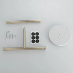 T-Shape Towel Rack With Natural Marble Base