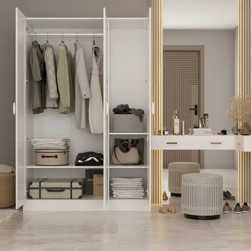 Kerrogee Grand Wardrobe/Armoire/Closet , 47.2 W x 70.9 H x 17.7 D