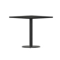 30 Square Laminate Table Top with 18 Round Table Height Base - 30W x 30D x 31.125H - 30W x 30D x 31.125H