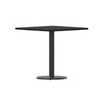 30 Square Laminate Table Top with 18 Round Table Height Base - 30W x 30D x 31.125H - 30W x 30D x 31.125H