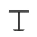 30 Square Laminate Table Top with 18 Round Table Height Base - 30W x 30D x 31.125H - 30W x 30D x 31.125H