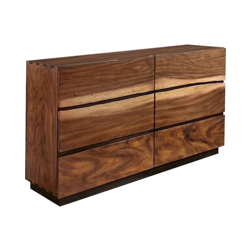 Tolt River Smokey Walnut 6-piece Storage Bedroom Set