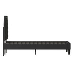 Arched Tufted Upholstered Platform Bed