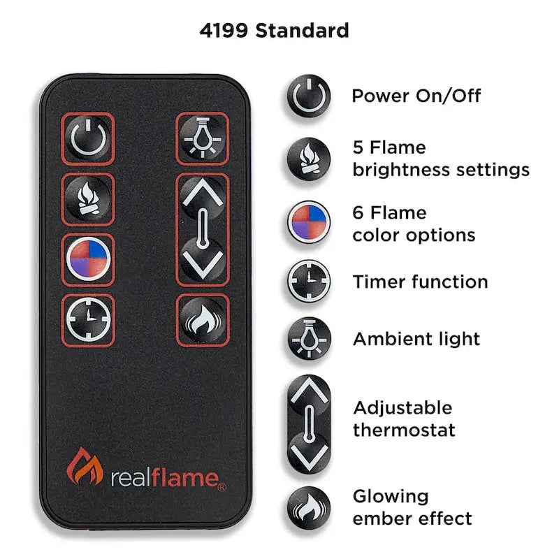 Lynette 56 TV Stand Electric Fireplace Gray by Real Flame