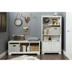 South Shore Vito Cubby Storage Bench