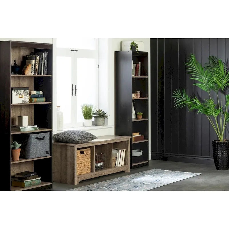 South Shore Vito Cubby Storage Bench