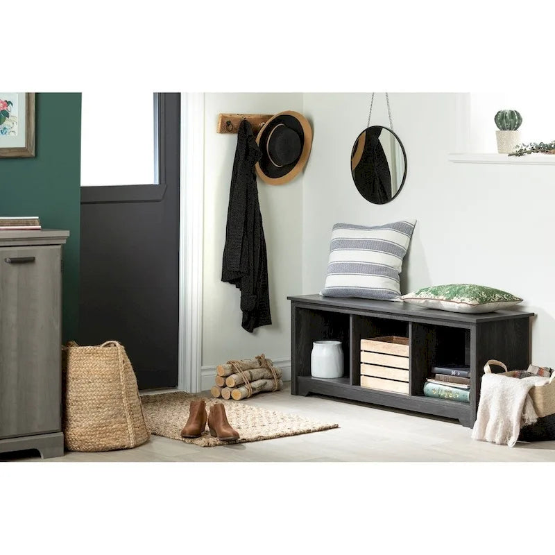 South Shore Vito Cubby Storage Bench