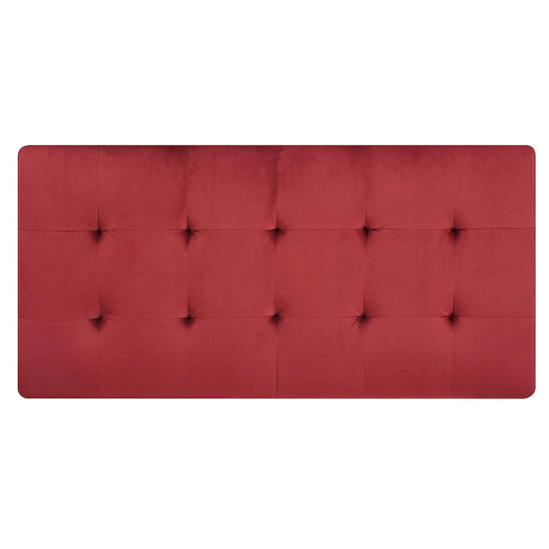 Derek Oversized Velvet Ottoman