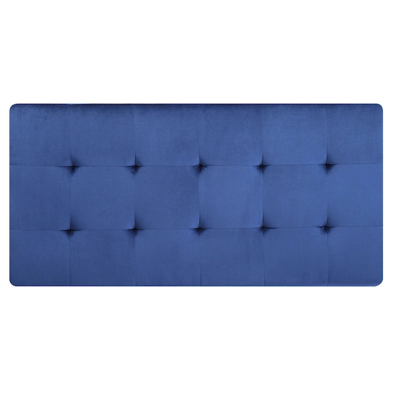 Derek Oversized Velvet Ottoman