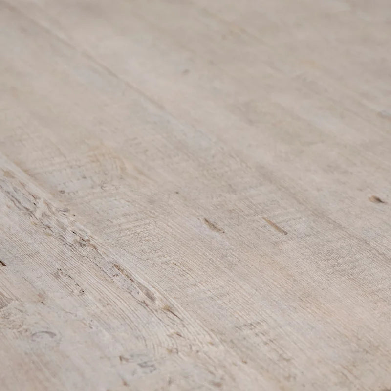 Xavier 48-inch Round Reclaimed Pine Light Wash Pedestal Dining Table