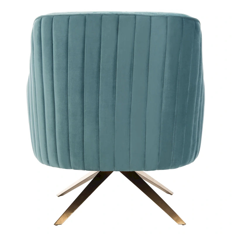 SAFAVIEH Couture Gitza Channeled Accent Chair - 28Wx30Dx32H
