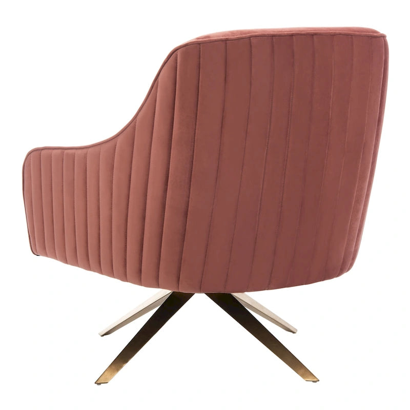 SAFAVIEH Couture Gitza Channeled Accent Chair - 28Wx30Dx32H