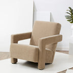 SAFAVIEH Couture Joffrette Modern Velvet Accent Chair - 27 In. W x 35 In. D x 30 In. H - 27Wx35Dx30H