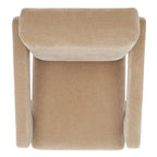 SAFAVIEH Couture Joffrette Modern Velvet Accent Chair - 27 In. W x 35 In. D x 30 In. H - 27Wx35Dx30H