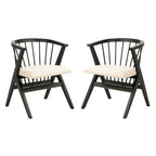 SAFAVIEH Carlota Spindle Dining Chair (Set of 2) - 23 W x 23 D x 30 H - 22Wx22Dx30H