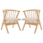 SAFAVIEH Carlota Spindle Dining Chair (Set of 2) - 23 W x 23 D x 30 H - 22Wx22Dx30H