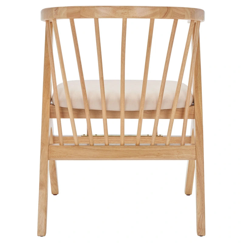 SAFAVIEH Carlota Spindle Dining Chair (Set of 2) - 23 W x 23 D x 30 H - 22Wx22Dx30H