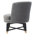 SAFAVIEH Couture Ginetta Swivel Accent Chair - 24 W x 26.8 L x 26 H - 24Wx27Dx26H