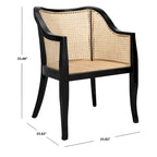 SAFAVIEH Olar Cane Dining Chair - 23.6 x 23.8 x 32.7 - 24Wx24Dx33H