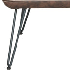 SAFAVIEH Idamae Mid-Century Modern Faux Leather Arm Chair - 29Wx28Dx33H