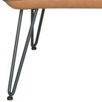 SAFAVIEH Idamae Mid-Century Modern Faux Leather Arm Chair - 29Wx28Dx33H