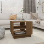 vidaXL Coffee Table Accent End Side Sofa Table for Living Room Engineered Wood - 21.7 x 21.7 x 16.9