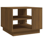 vidaXL Coffee Table Accent End Side Sofa Table for Living Room Engineered Wood - 21.7 x 21.7 x 16.9