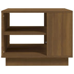 vidaXL Coffee Table Accent End Side Sofa Table for Living Room Engineered Wood - 21.7 x 21.7 x 16.9