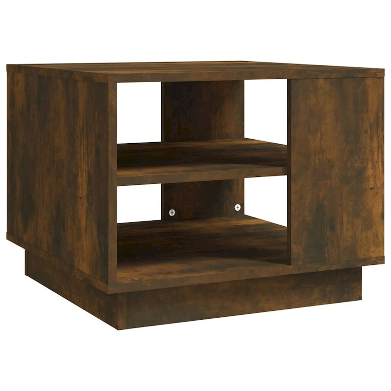 vidaXL Coffee Table Accent End Side Sofa Table for Living Room Engineered Wood - 21.7 x 21.7 x 16.9