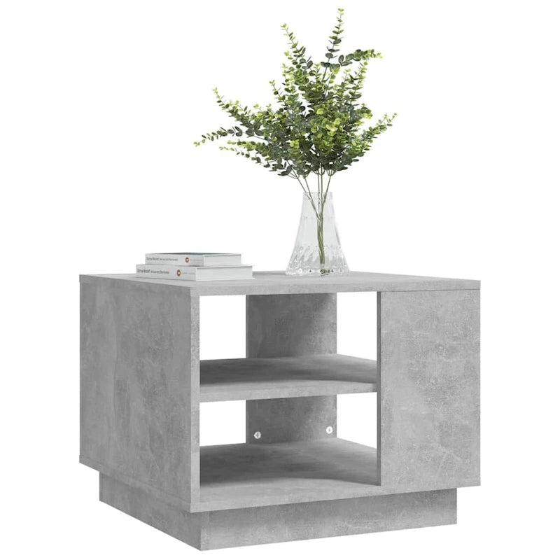 vidaXL Coffee Table Accent End Side Sofa Table for Living Room Engineered Wood - 21.7 x 21.7 x 16.9