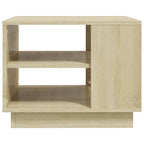 vidaXL Coffee Table Accent End Side Sofa Table for Living Room Engineered Wood - 21.7 x 21.7 x 16.9