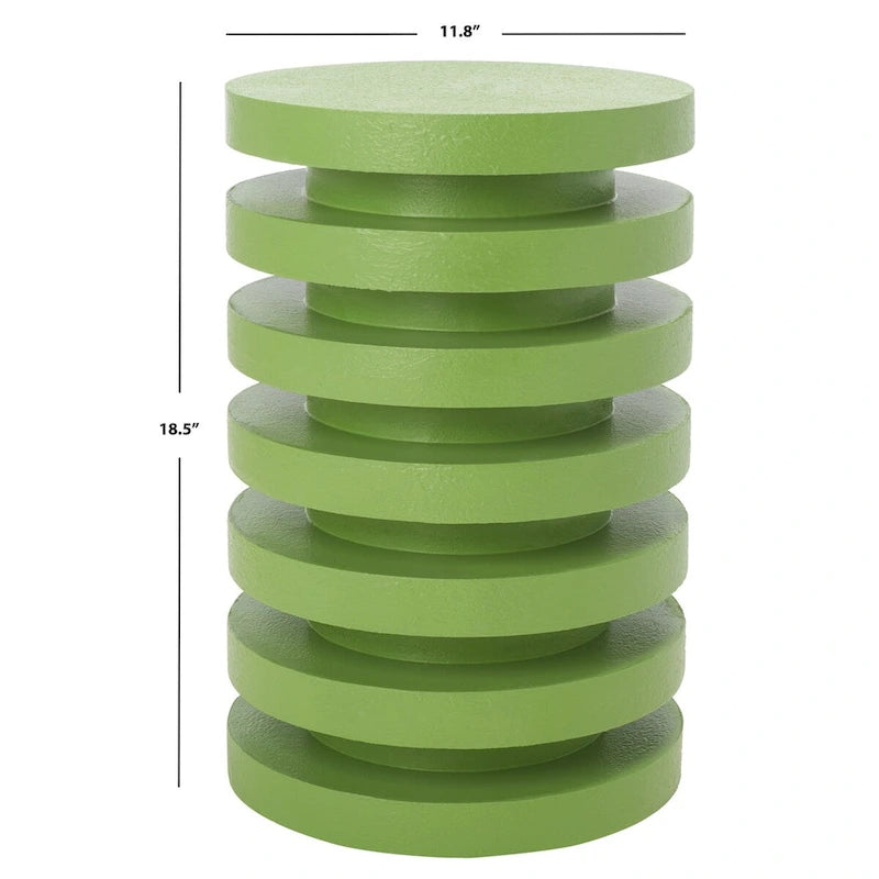 SAFAVIEH Harmanda Accent Table - 12 W x 12 D x 19 H - 12Wx12Dx19H