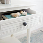 SAFAVIEH Eleanore 1-Drawer Lower Shelf Nightstand Accent Table - 19 W x 15.8 L x 26 H - 19Wx16Dx26H