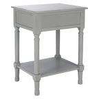 SAFAVIEH Eleanore 1-Drawer Lower Shelf Nightstand Accent Table - 19 W x 15.8 L x 26 H - 19Wx16Dx26H