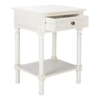 SAFAVIEH Eleanore 1-Drawer Lower Shelf Nightstand Accent Table - 19 W x 15.8 L x 26 H - 19Wx16Dx26H