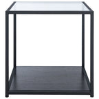 SAFAVIEH Arminta Square Lower Shelf Accent End Table - 19.7 W x 19.7 L x 19.7 H - 20Wx20Dx20H