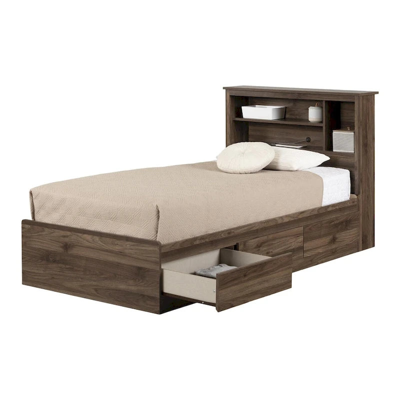 South Shore Yodi Bed and Headboard Set