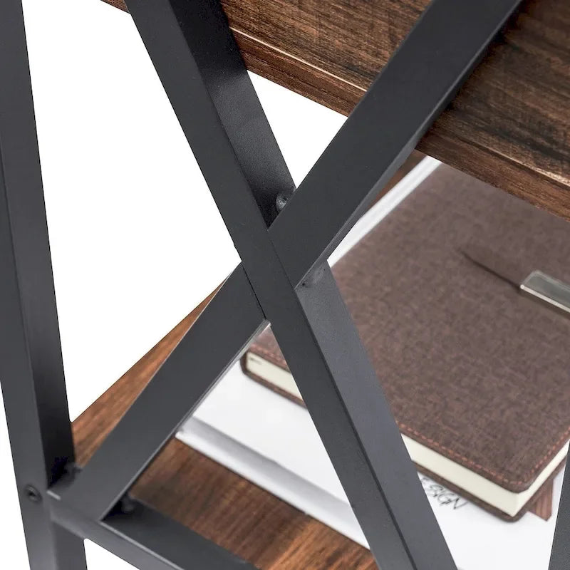 Javlergo 3-Piece Bedroom Sets with Metal Platform Bed Frame and Nightstand Set of 2