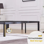 Javlergo 14 Inch Metal Platform Bed Frame, Heavy Duty Steel Slat/No Box Spring Needed