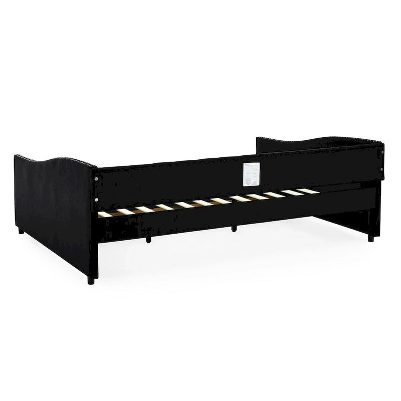 Daybed with Drawers Upholstered Tufted Sofa Bed