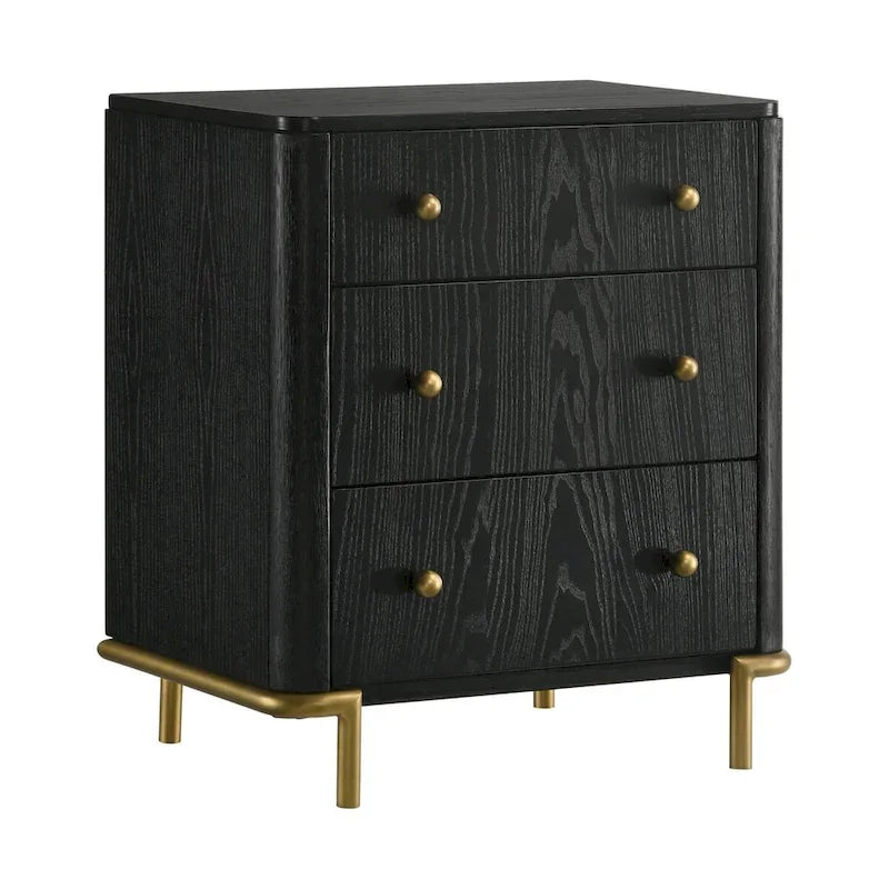 Anser Black and Grey 4-piece Bedroom Set