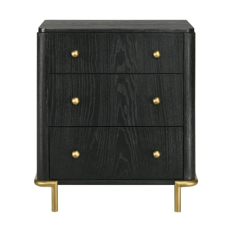 Anser Black and Grey 4-piece Bedroom Set