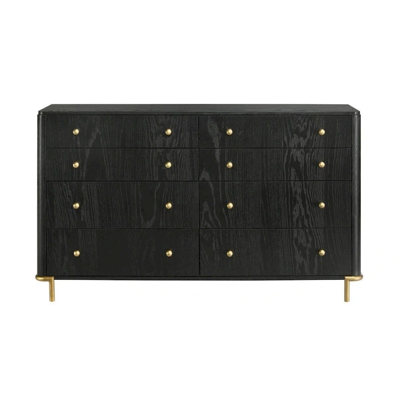 Anser Black and Grey 4-piece Bedroom Set