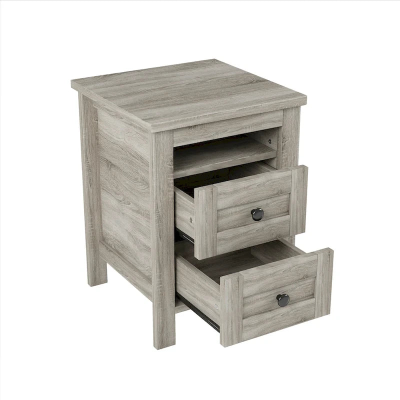 3-Pieces Full Bedroom Sets with Nightstand and Dresser