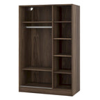 Nestfair 3-Door Shutter Wardrobe with Shelves