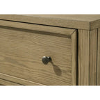 Newell 5 Piece Light Brown Upholstered Canopy Platform Bedroom Set