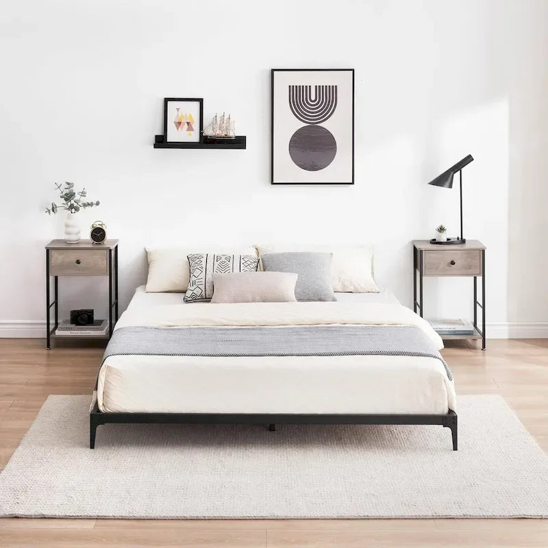 Heavy Duty Metal Platform Bed Frame