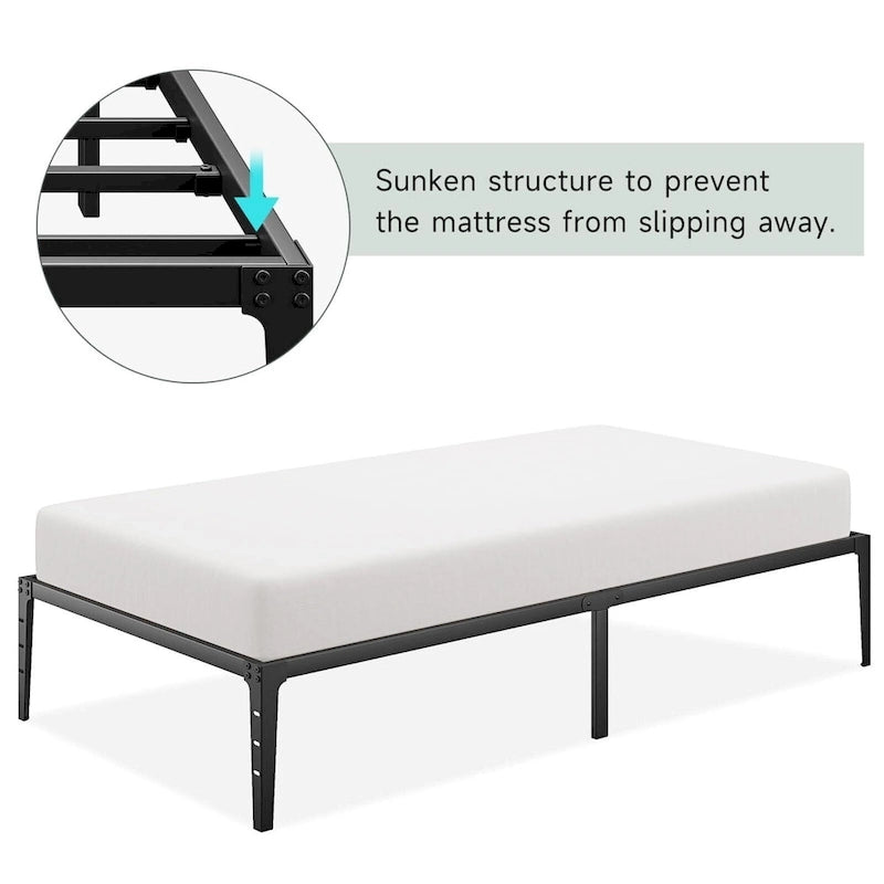 Heavy Duty Metal Platform Bed Frame
